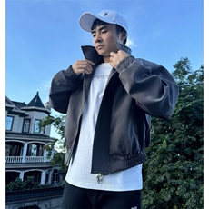 Y002男女垫肩宽松高质量夹克外套行政夹克衫美式飞行cleanfit开衫，男装夹克，星座115A-3