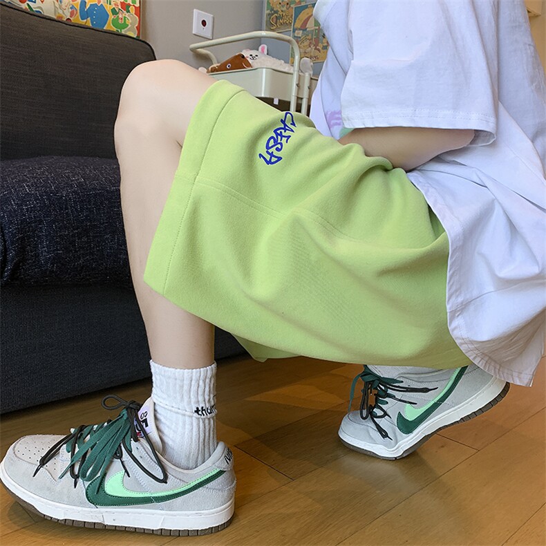 夏季新款趣味印花纯棉短裤XZ604-DK806-P35控48,男装牛仔裤,星座604
