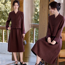 9752时尚复古气质套裙，女装套装/套裙，罗得堡