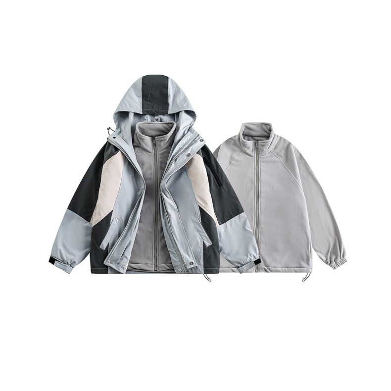 2025秋新款三合一防水冲锋衣夹克外套--5113，男装夹克，电商S012（CATTEE）