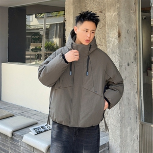 2025冬季标90绒连帽白鸭绒羽绒服大码 375-p370图片