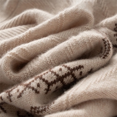 2025年秋季新款双股加厚针织男士羊绒衫时尚休闲通勤百搭，男装羊绒套衫，星纬羊绒