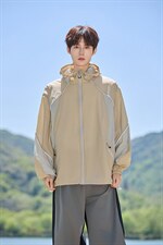 UPF50+有报告凉感轻薄透气宽松大码潮流防晒服DQC658-P48，男装防晒衣，电商B306