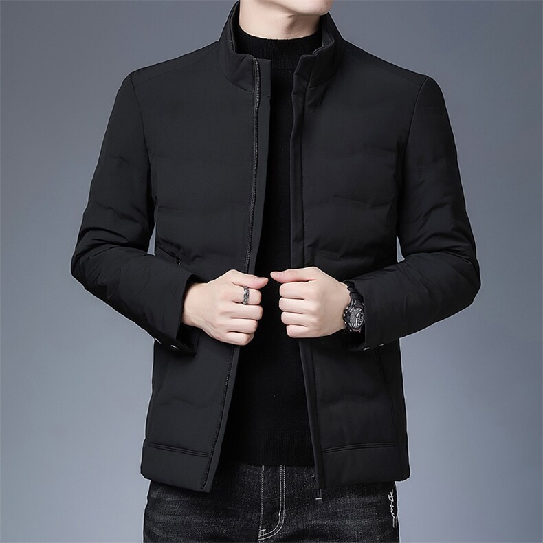 2023新款羽绒服冬季中年男式加厚鸭绒外套爸爸冬装SFT92978-P220,男装羽绒服,电商B212（原钱塘6029）