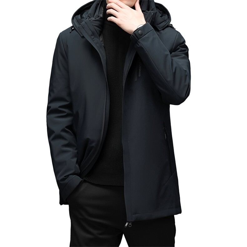 新款中长款中青年男士商务休闲羽绒服男羽绒大衣SNNYR862022-P335,男装羽绒服,电商B212（原钱塘6029）