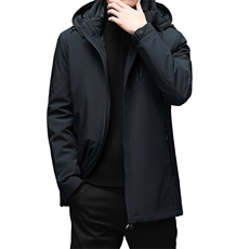 新款中长款中青年男士商务休闲羽绒服男羽绒大衣SNNYR862022-P335，男装羽绒服，电商B212（原钱塘6029）