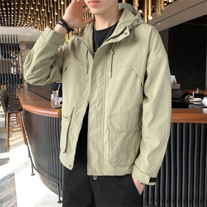 2025春季外套男潮流休闲外套冲锋衣夹克男外套A210-JK271-P100图片