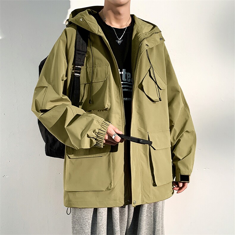 2024春季新款现货户外连帽夹克男 冲锋衣外套JK7706 -P80图片