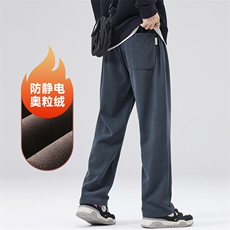 A178-1DY518AP85雪尼尔面料秋冬季加绒美式休闲卫裤，男装休闲裤，电商A178-1