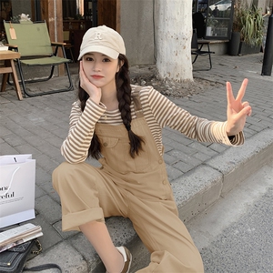 (2024新款现货)学院风背带裤两件套212A-8852-P135-K199图片