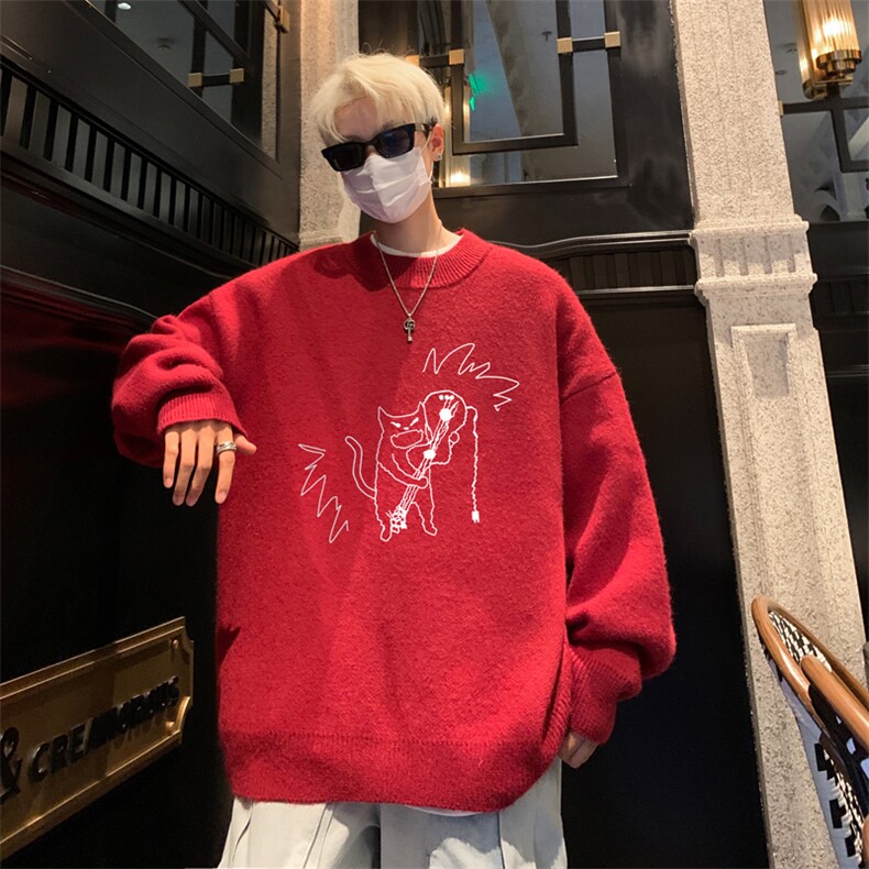 高质量！秋冬季半高领毛衣男加绒加厚线衣男针织衫男MY234-特p38,男装针织衫/毛衣,电商B367