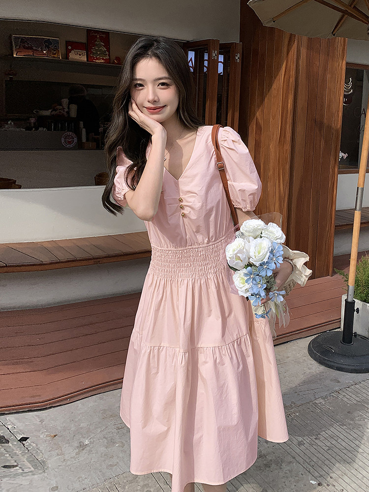 大货已出，2024夏季长款纯棉连衣裙9923款P110K155,女装连衣裙,慧峰