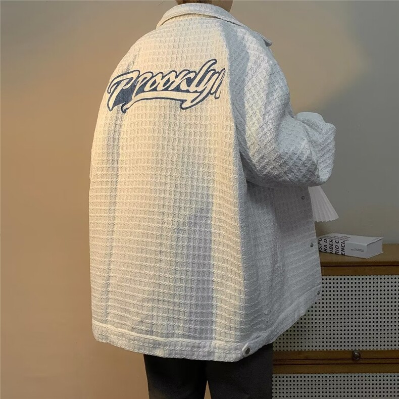 小香风外套男秋冬服宽松痞帅夹克春秋季复合全刺绣W9204P65,男装夹克,星座1116-2