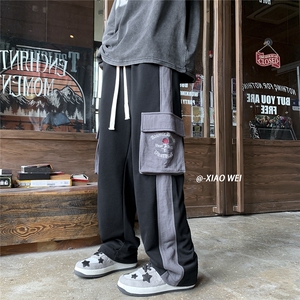 秋冬工装休闲裤男卫裤D329-QM530-P65控85-面料65棉35涤纶图片