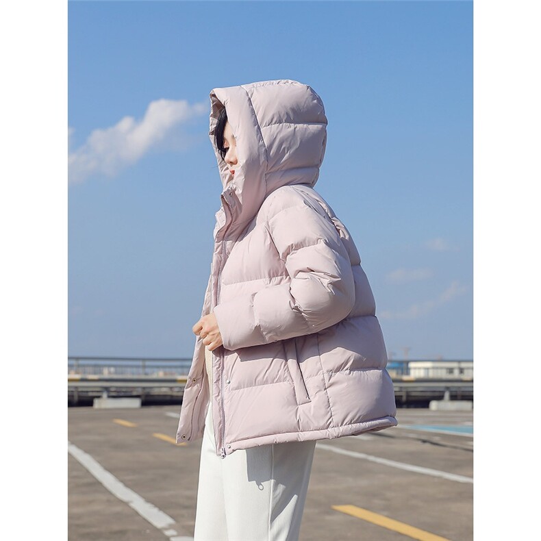 8006#光版高品质手塞棉宽松加厚面包服短款棉服外套,女装棉衣/棉服,星座1210-1