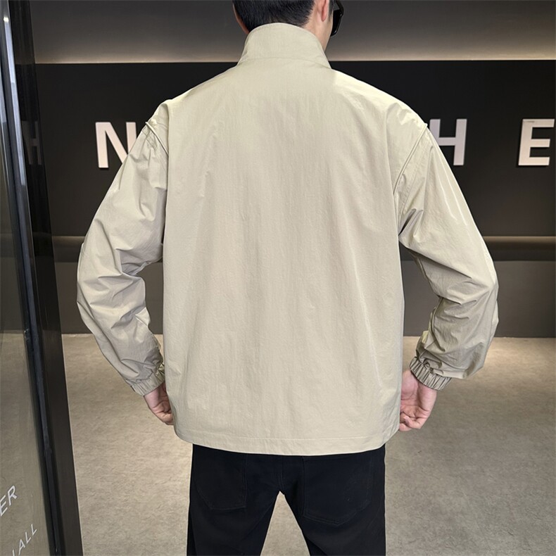 男士立领夹克外套冲风衣无差价,男装风衣,星座414（原B263）