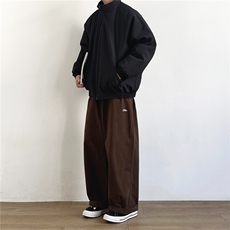 网图冬季美式复古棉衣宽松加厚立领外套保暖棉服A025-QY120-P78，男装棉衣，电商A025