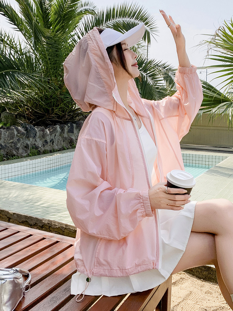 2025新款防晒服短款RF2C290-6830#-P85-138,女装防晒衣,蝶眷