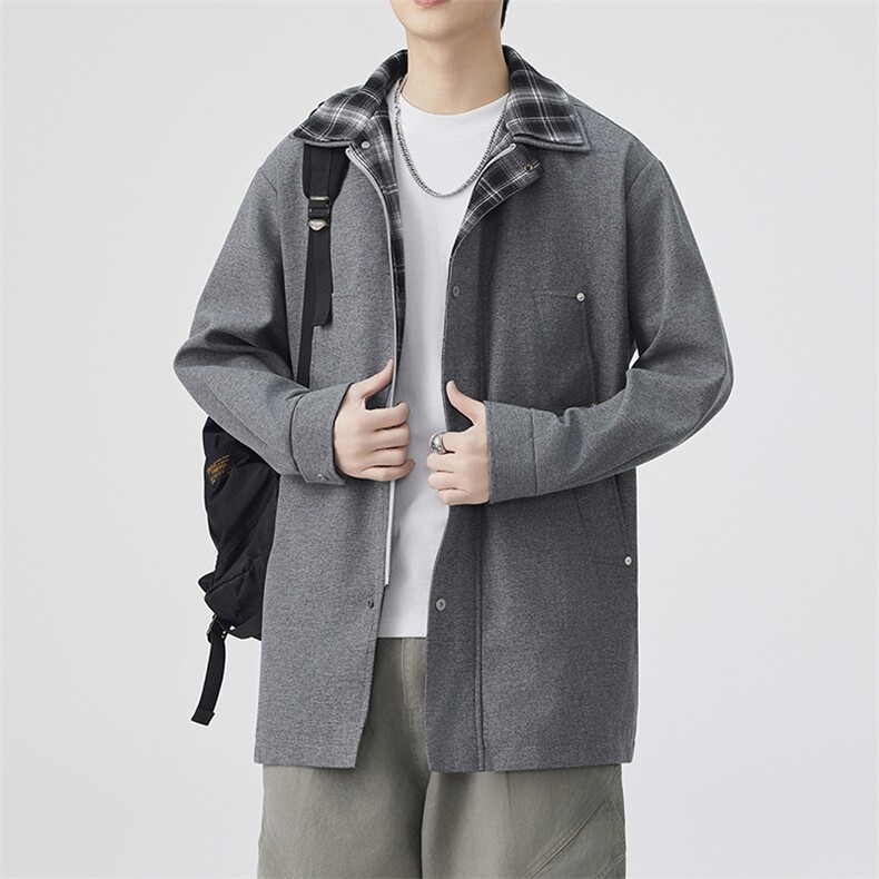 秋季新款现货中长款夹克男风衣外套DSA157B-JK7992-特P85,男装夹克,电商A157B