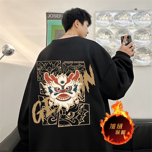 龙年卫衣 冬季加绒加厚卫衣男女外套DY5522常规特P28加绒特33图片