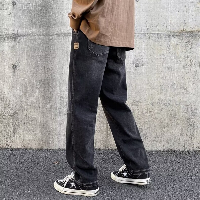 美式牛仔裤男春秋新款休闲直筒裤XB20P45,男装牛仔裤,星座1116-2