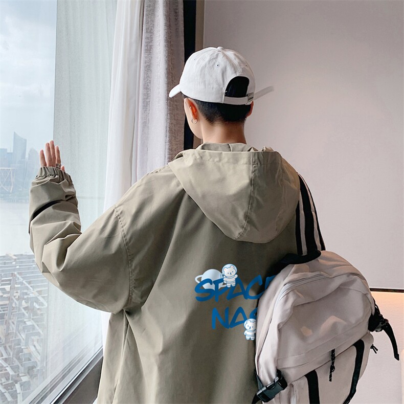 ！港风风衣男短款长袖夹克男休闲外套男上衣男DJK302-P45，男装夹克，电商B371