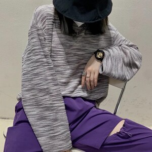 慵懒风宽松上衣图片