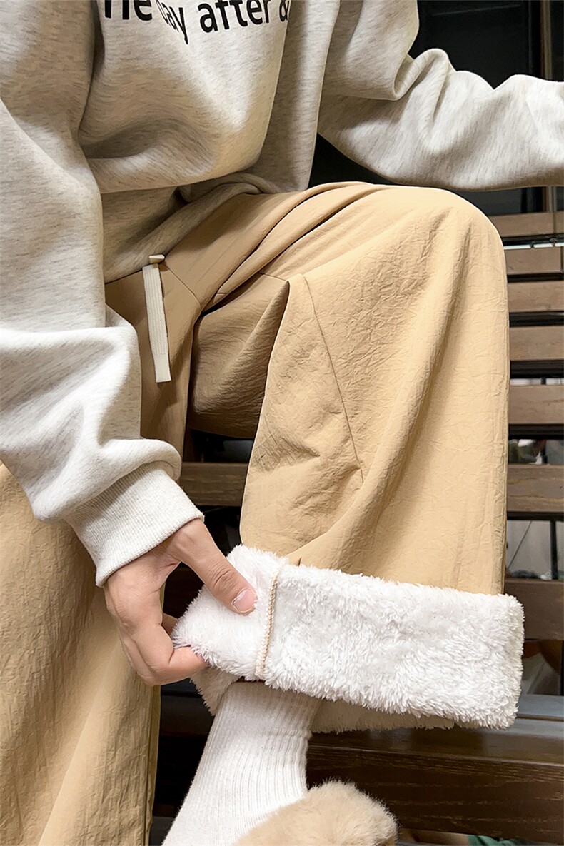 美式复古加绒裤男女冬季加厚保暖直筒休闲棉裤5D2128-TP4588,男装棉衣,电商A102