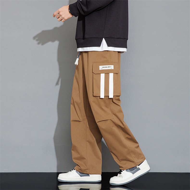 新款黑色工装裤男士春秋款A068-JSK204-TP48,男装工装外套,电商A068