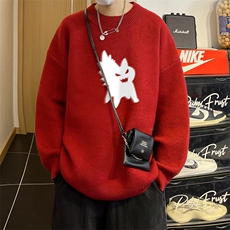 高质量！秋冬季半高领毛衣男士加绒加厚线衣男针织衫男MY170-P45，男装针织衫/毛衣，电商B367