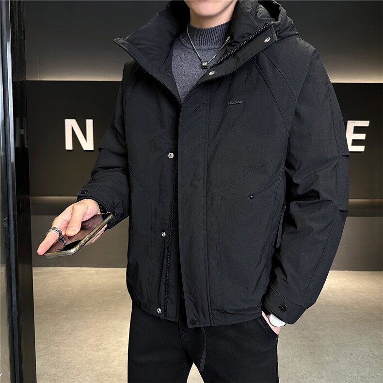 冬季新品男士日系阔版冲风衣羽绒服数据款【标50控活动价298】,男装风衣,星座414（原B263）