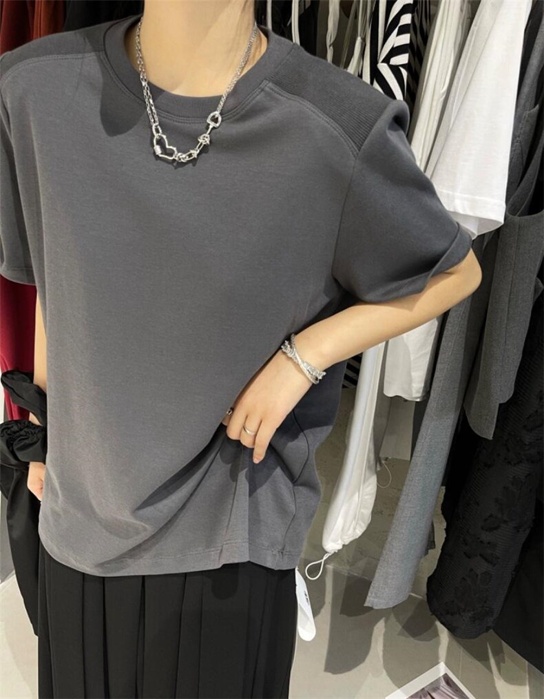 夏季新款垫肩T，其它，FU