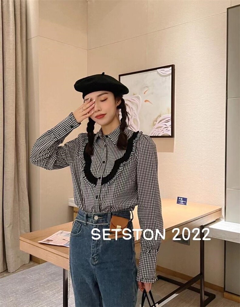 韩系衬衫，女装衬衫，雪蘭桐(6F)