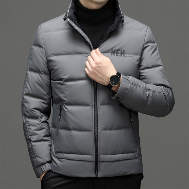 CSYR98212钱塘2020-2冬季厚款时尚休闲简约中年男士羽绒服P220,男装羽绒服,钱塘207-2