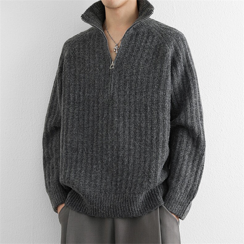 重磅老钱针织衫毛衣男秋冬厚款高级感套头潮牌休闲内搭衣服,男装针织衫/毛衣,星座914