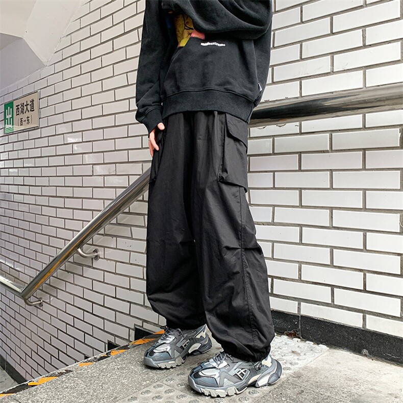 美式潮牌工装裤男vintage复古高街宽松休闲裤机能长裤K7534-P44,男装休闲裤,星座512-3