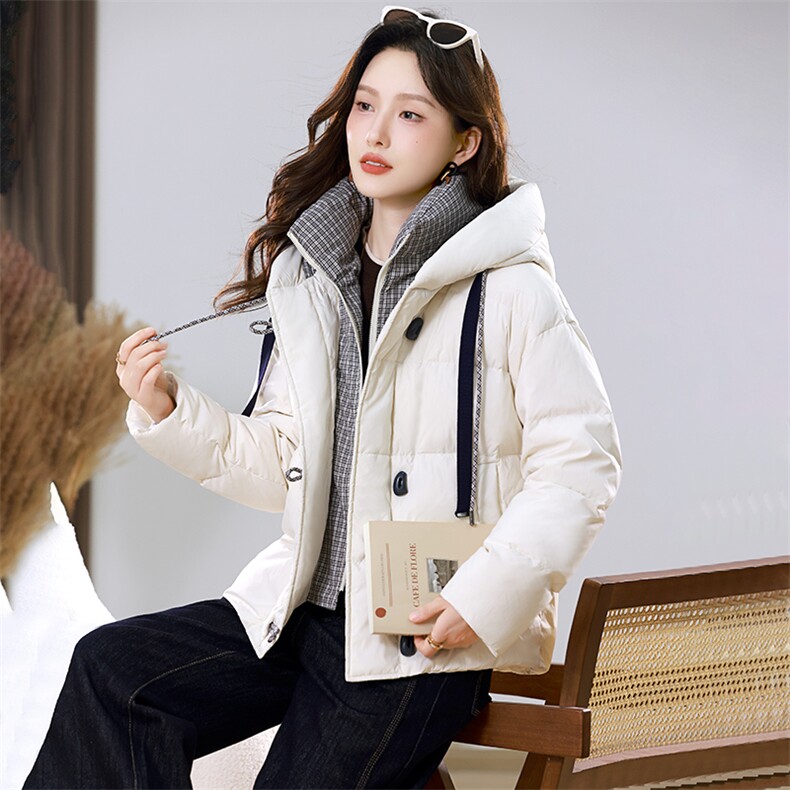 2025年冬季时尚简约显瘦棉服现货,女装棉衣/棉服,婷思杰（原婷想服饰）
