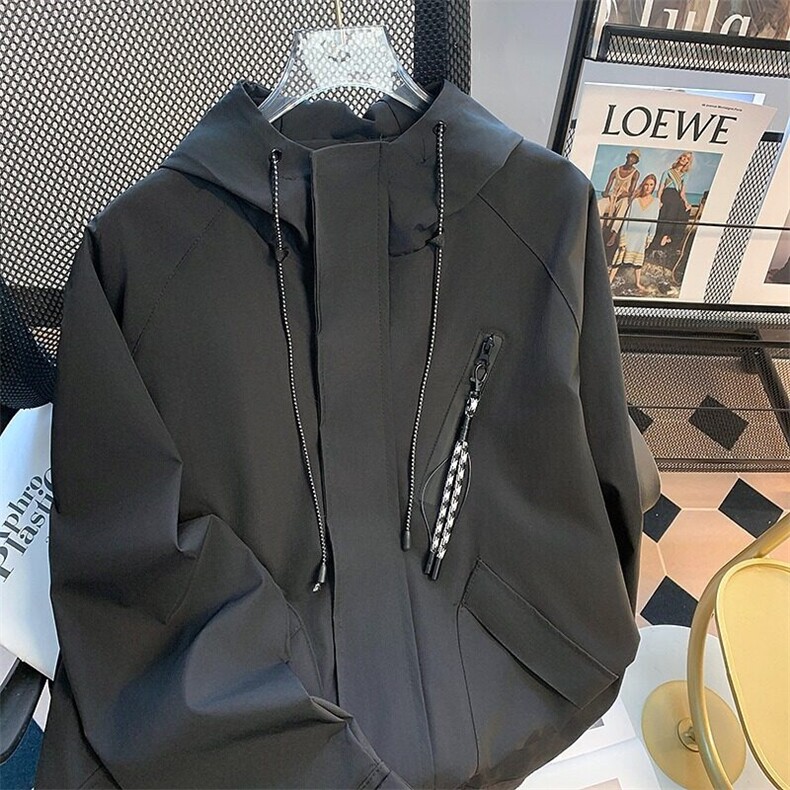 防风防水美式机能冲锋衣外套男女春秋季潮高街潮牌百搭情侣夹克,男装夹克,星座1013