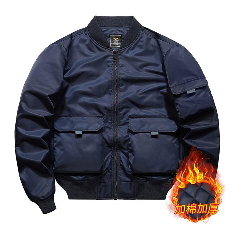 加棉美式潮牌宽松版型飞行服时尚潮牌户外运动休闲加棉,男装棉衣,星座210-5(原414-2)