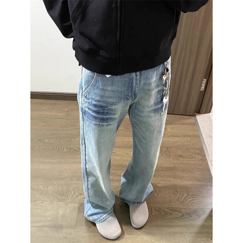 【现货TP43】优质货可看样春装cleanfit牛仔裤男款美式高街裤子,男装牛仔裤,星座610A
