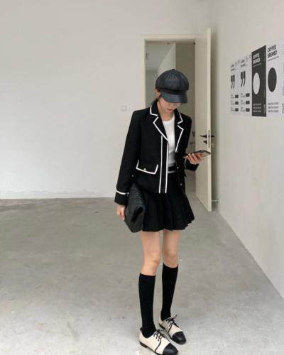 现货秋装新款贴边小香风外套，其它，Y·Ben悦本