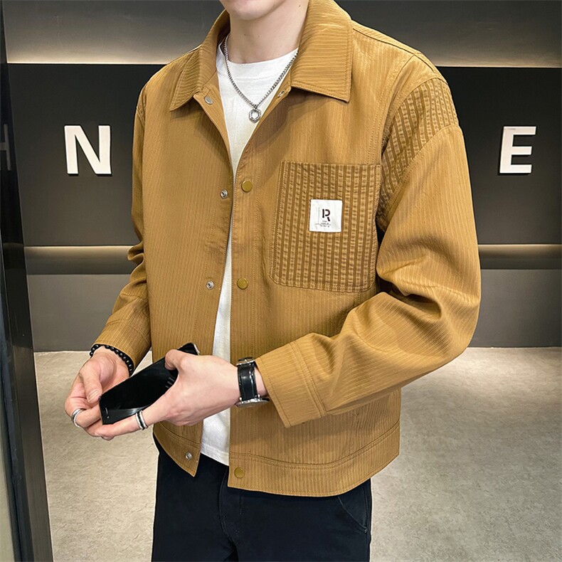 店主风2025秋季休闲夹克男装外套B320-6013-P95,男装夹克,电商B320