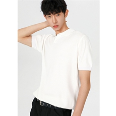 夏季新款纯色针织打底POLO衫PL2565-特批25控48，男装T恤，电商A072