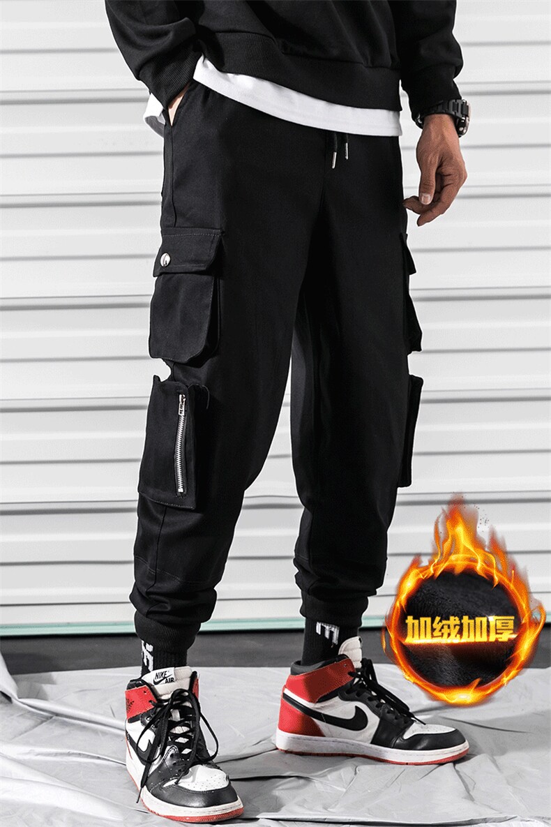 模图日系工装裤男大码休闲裤QT5070薄款加绒,男装休闲裤,星座810(原QT5070)