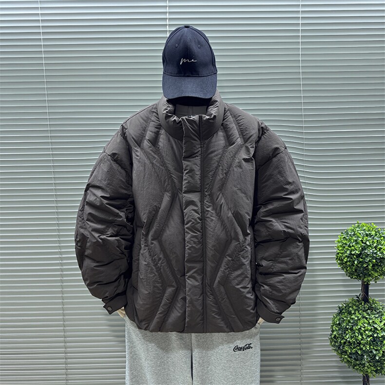 2025新标90白鸭绒立领面包服男加厚羽绒服358-P320,男装羽绒服,钱塘708(原3018)