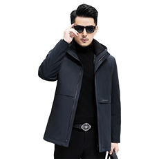 B2398钱塘2020-3时尚新款百搭休闲冬季厚款中年男士羽绒P298，男装羽绒服，钱塘207-3