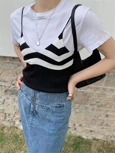 现货 夏季新款 可拆卸 两件套图片
