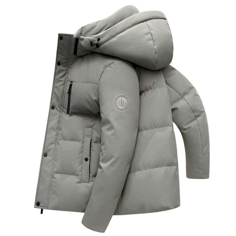 冬装男女同款加厚保暖户外锁温离子白鸭绒羽绒服外套男2410-P140，男装羽绒服，星座1210B