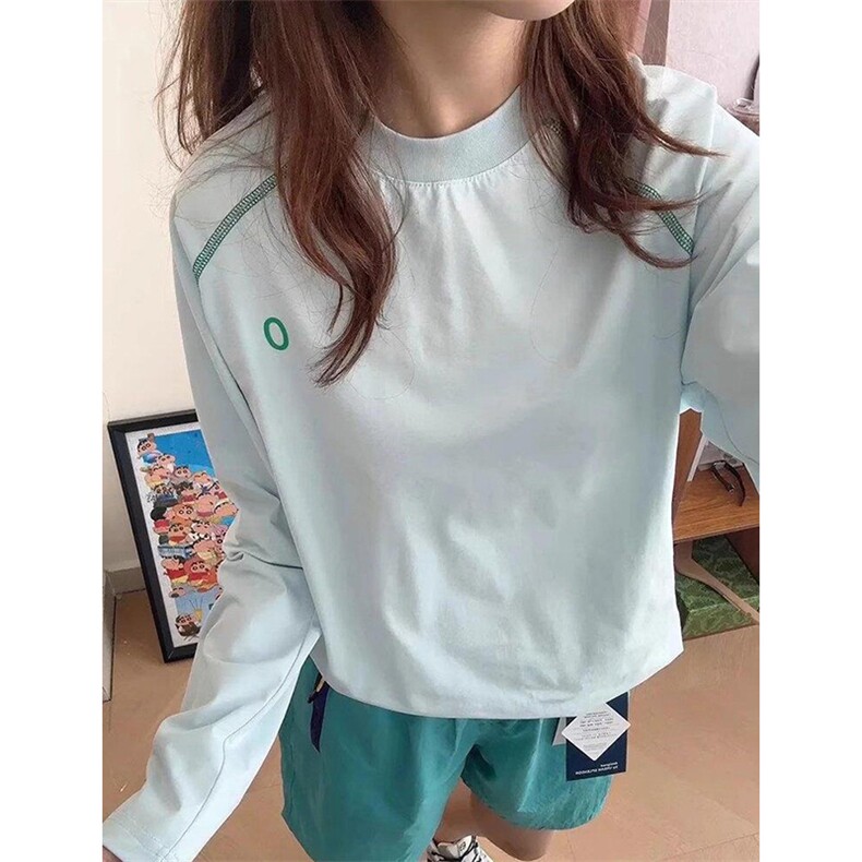美式高街解构工艺速干长袖T恤男女款防晒罩衫户外运动潮牌骑行服,男装防晒衣,电商A486
