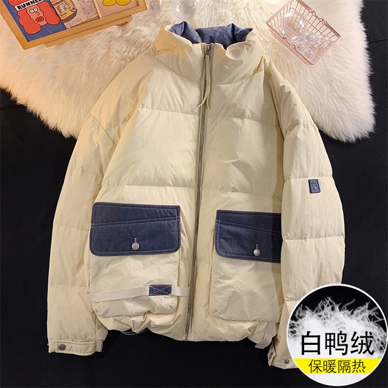 21口袋设计感小众男大码羽绒服外套女外套上衣 6013 P289限398图片